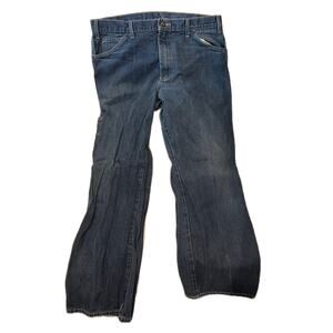 Dickies Carpenter Work Blue Jeans Mens 38x32
